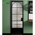 Wish Modern Minimalist Aluminum Alloy Double Tempered Glass Shower Narrow Frame Interior Bathroom Casement Waterproof Graphic