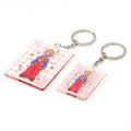 Customizable Transparent Colored Acrylic Keychain Set Kit Good Quality New Product Plastic Cartoon Style