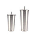 FX Factory Custom Logo Stainless Steel and Plastic Tumbler Cup with Straw Blank Sublimation Thermal Transfer Wholesale