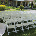 Modern White Steel Lightweight & Durable Resin PP Chair for Outdoor Events Weddings Parties Gardens Lawns Parks Villas