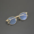 2023 New Handmade Pure Titanium Unisex High-end Retro Eyeglasses Frames with Custom Logo & OEM Options