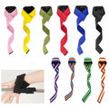 NQ SPORTS Custom Gym Workout WeightLifting Wrist Straps Customized Lifting WristBand Adjustable Wrist Support Wraps for Fitness