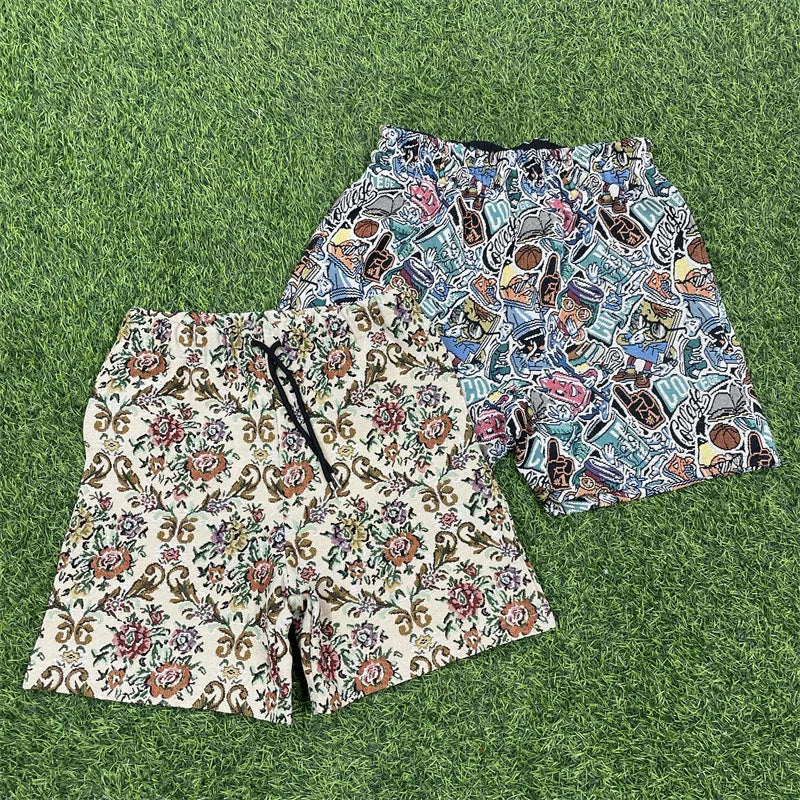 Custom Tapestry Shorts Design Loose Shorts Style Manufacturer Woman/Men Street Tapestry Shorts and Mens
