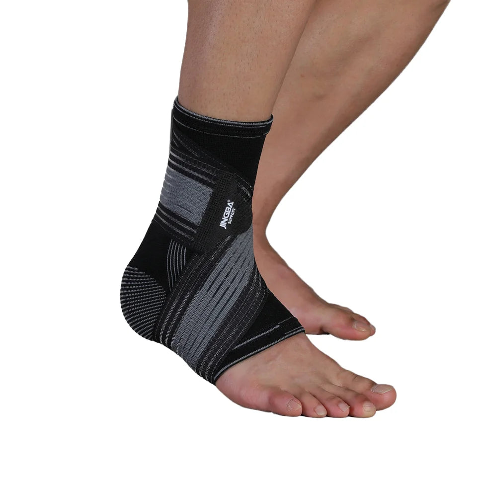 JINGBA Factory Price Hot Sell Ankle Sleeve Relieve Heel Sprain Pain Ankle Wrap Support Heel Protectors Foot Brace Ankle Support