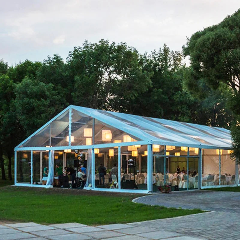 20x60m Luxury Event Wedding Party Tent With Curtain Lining Decoration