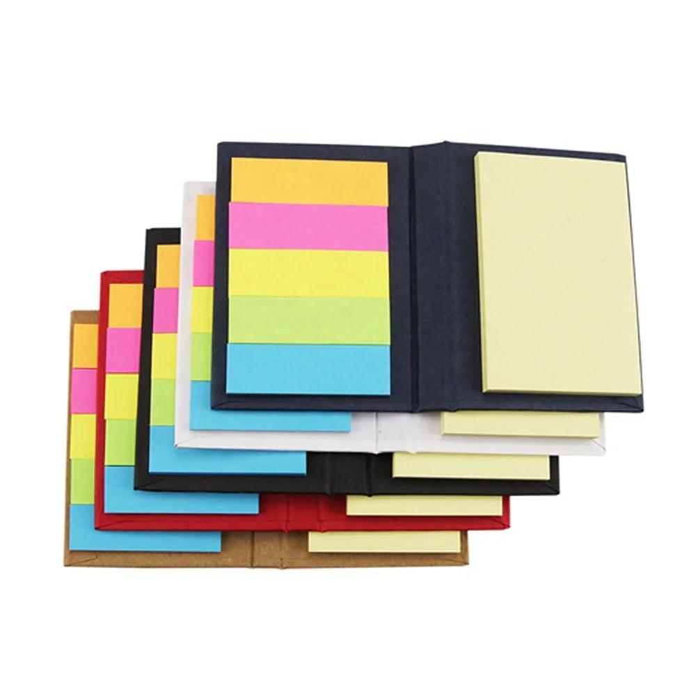 Sticky Flags and Note in a Pocket Size Book Contains a Note Pad and 5 Sticky Flags Promotional Gifts MH005 Mini Sticky Note Pad