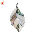 Custom logo Men Jade Charms Custom Life Tree Shell Natural Agate Crystal Pendant