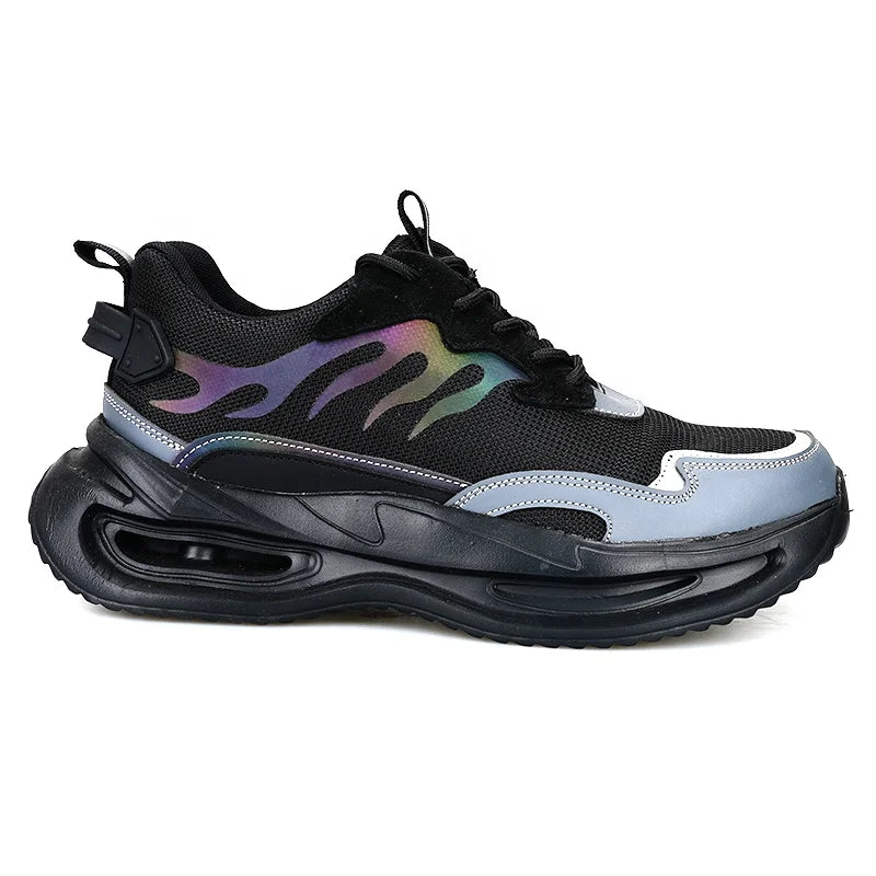 Factory Outlet Safety Shoes Trend Lightweight Work Wear Resistant Outdoor Breathable Steel Toe Safety Shoes