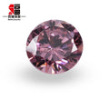 Baifu Jewelry Top Quality Loose Round Rhodolite Zircon
