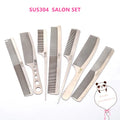Anti Static and Heat-resistant Stainless Steel Salon Comb