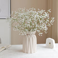Wholesale White Flower Arch Blue Artificial Babies Breath Backdrop Dried Flowers Wedding Centerpieces Ball Row