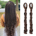 Colored Green French Curls Ombre Jumbo Hair Ultra Hair Braid Extensions Synthetic Cheap Packaging for Braiding Hair