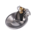 Sheep Drinker Stainless Steel Goat Lamb Drinking Water Bowl With 1/2 Inch Thread Copper Valve