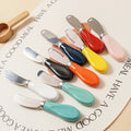 Wholesale Stainless Steel Tableware Small Butter Knife with Ceramic Handle Cheese Spreader and Slicer