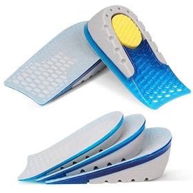 Comfortable Silicone Gel Height Increase Shoe Insole TPE Elevator Inner Sole Invisible Height Increase Insole
