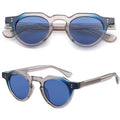 Retro Style Sunglasses Uv400 Male Blue Brown Grey Unisex Polygon Sun Glasses for Women Accessories Male CP Acetate