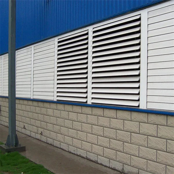 AS2047 Australia Vanguard Solutions Aluminum Sunshading Waterproof Blind Shutter Aluminum Frame Fixed Louver Windows