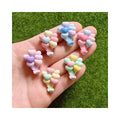 Hot Selling 100Pcs Pastel Heart Balloon Flatback Resin Cabochons Embellishments for Phone Case Scrapbooking Jewelry Making DIY