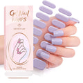 Hot Selling Korean Style Custom Package Gel Nail Polish Wraps Custom Nail Stickers 16 Uv Semi Cured Nail Strips Machine DIY