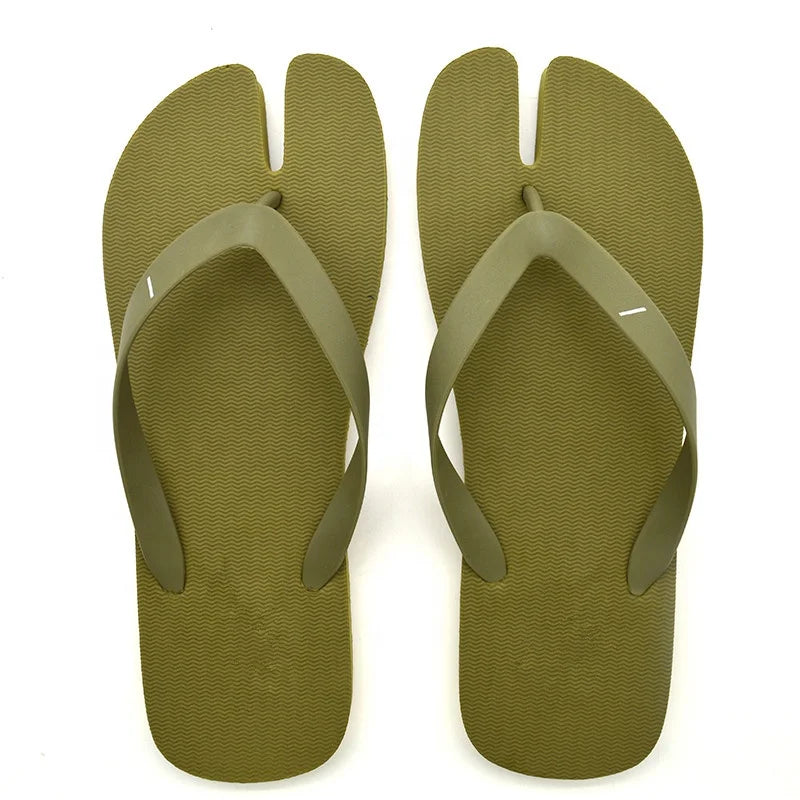Men's Soft Rubber Beach Flip Flops Summer Outdoor Slippers
