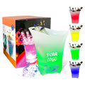 5L Plastic Ice Bucket With Wireless Speaker bar Party Portable Beer Keg LED Light Camping  Ice Keg Customize logo