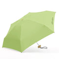 Wholesale Cheap Summer 5-Folding UV Protective Slimline Travel Umbrella with Plastic Handle Waterproof Business Gifts