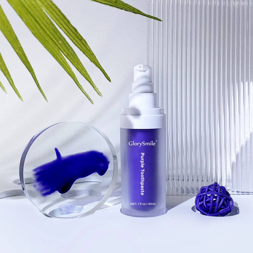 Hot Selling Purple Toothpaste Teeth and Gum Repair Teeth Whitening