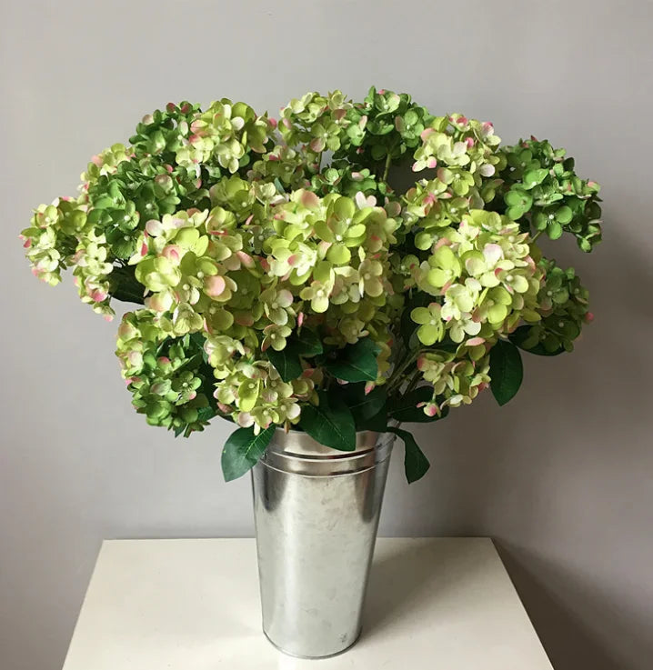 Wholesale Artificial Flowers Hydrangea Flower Stem Silk Hydrangea for Wedding Decor