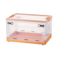Household Container Box Clothes Toys Bathroom Cart Organizer Clear Storage Bins with Wheels Plastic Foldable Box