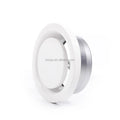 Ventilation Round Air Ceiling Diffuser Steel with a White Powder Coated Finish Circular Exhaust Disc Metal Exhaust Air Valve