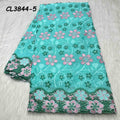 2026 Austria Lafaya Nigerian Cotton Lace Fabric With Crystals Swiss Voile Lace Embroidered Fabric African Lace for Women Dress