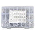 1080PCS M2 M3 M4 Stainless Steel 304 Hexagon Socket Screw Bolt Nut Flat Gasket Combination Set