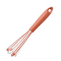 New Design Silicone Egg Whisk with Plastic Handle for Kitchen Easy to Whisk the Egg Whites/Double Cream to Soft Peaks Egg Whisk
