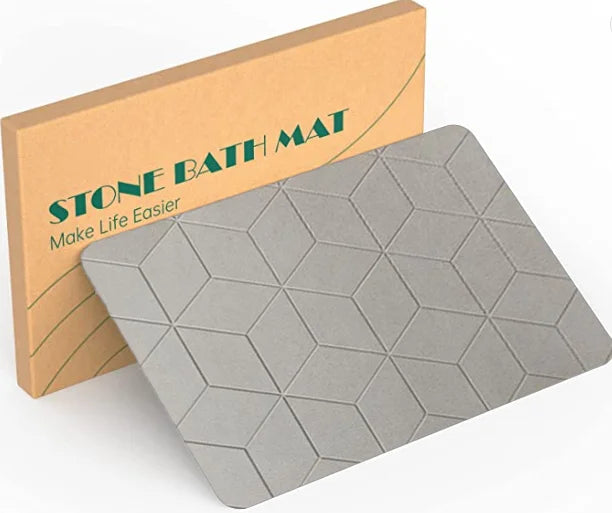 Water Absorbent Mat Stone Mat Quick Dry Diatom Shower Water Absorbent Floor Mat