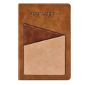 New Arrival Multi-Function Splicing Color Business Planner Notebook PU Leather Diary Notebook