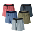 Outdoor Running Double-layer Breathable Fitness Plus Size Two Layer Anti-slip Quick Dry Sports Shorts