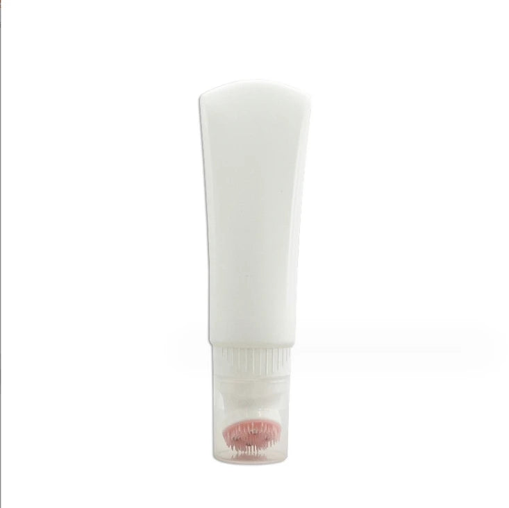 100ml Massage Cream Bottle Package Silicone Brush Bottle Brush Head for Facial Cleanser