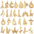 Exquisite Zircon 18K Gold Plated Initial Name A-Z Letter Charm Pendant NecklaceFashion Jewelry Findings Supplies Wholesales L09