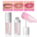 Lip Lacquer Moisturizing Shiny Non-Sticky Long Lasting Provides 8 Colors Lipstick Oil Lip Care