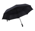 Large Compact 2 Folding Golf Umbrellas Automatic Open Dome Double Canopy Big Foldable Windproof Waterproof Golf Umbrella
