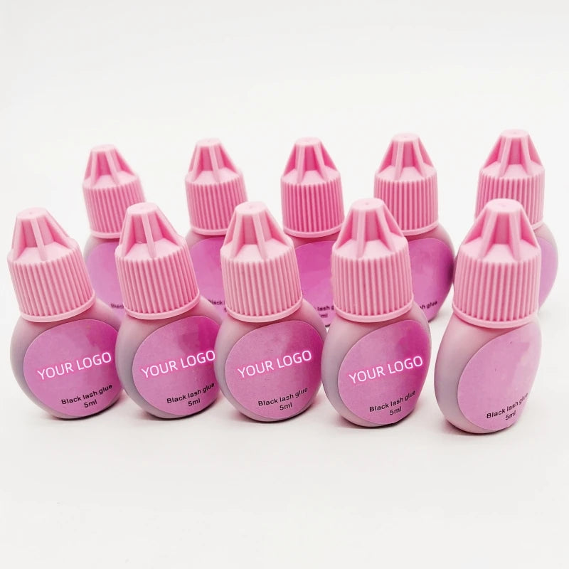 Free Sample Fast Drying Lash Glue Custom Eyelash Glue Private Label Waterproof Lash Adhesive Professional Eyelash Extension Glue