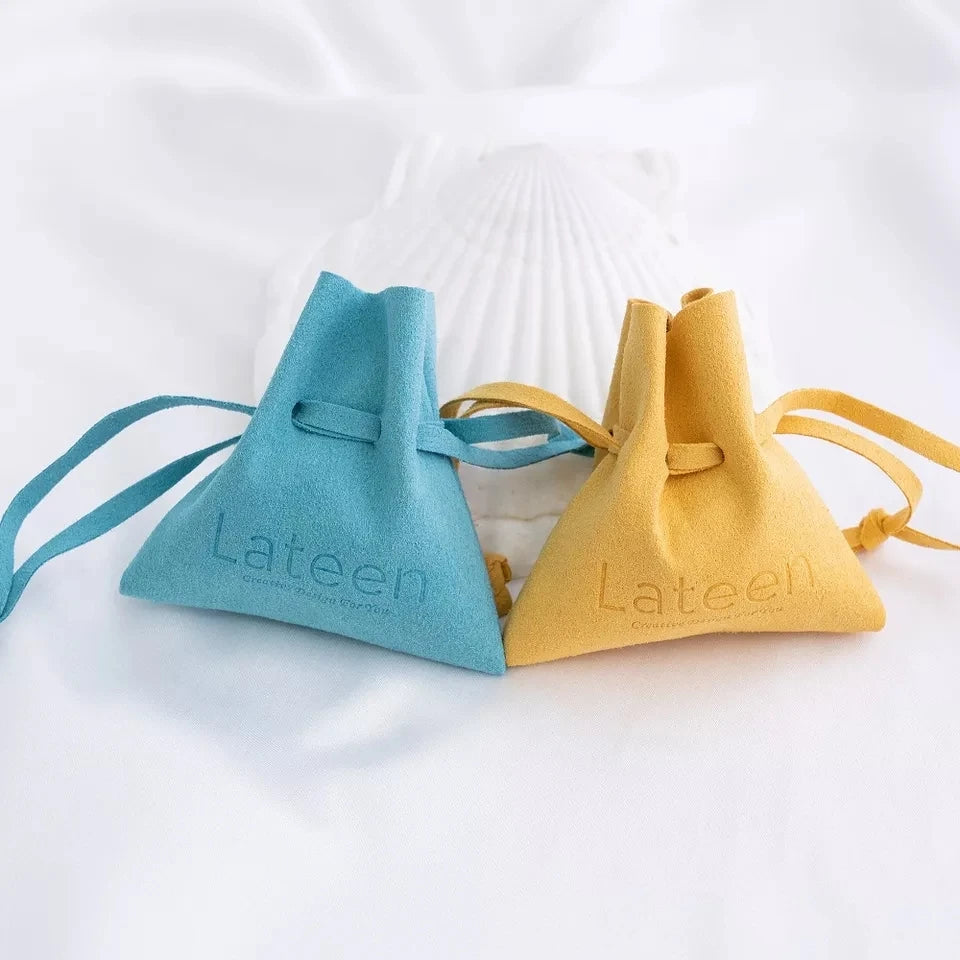 Factory Direct Gift Packaging Microfiber Drawstring Jewelry Pouch Velvet Watch Jewelry Packing Pouch with Drawstring