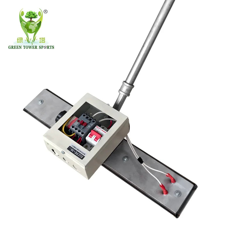 Easy Operation Manual Paver 500MM Hot Heating Roller for Sports Flooring with Durable Rubber Granules