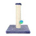 Cat Scratching Post Kitten Scratcher Post with Sisal Rope Claw Scratcher with Interactive Toy Plastic Ball Bell for Cats Kittens