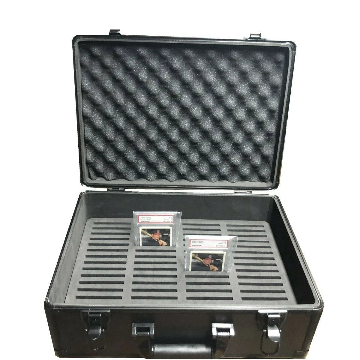 Trading Card Case with Lock Waterproof Shockproof IP67 Rated Graded Card Storage Box OEM Support Customizable Logo