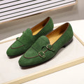 Slip-on Monk Strap  Genuine Leather Shoes Casual Business Dress Shoes  Beautiful Design for Career Party