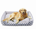 Solid Pattern Memory Orthopedic Dog Bed Furniture-Style Pet Bed Pillow for Medium to Large Dogs