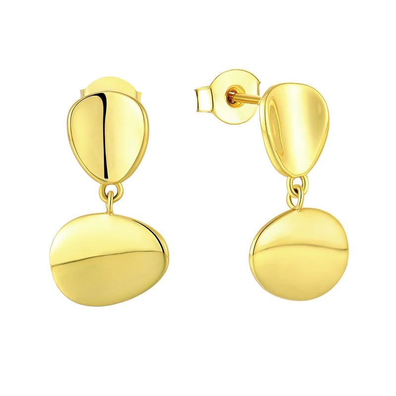 Factory Cheap Mix Style Customized Jewelry Drop Earrings Gold Plated 925 Sterling Silver Woman Cute Stud Earrings