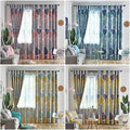 Factory Wholesale Modern Living Room Gardinen Textil Home Printed Blackout Curtain Ready Made for Bedroom