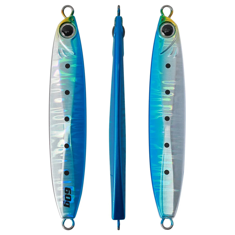 Metal Luminous Coltsniper Fish Jig 35g 45g 60g  Long Cast Metal Jigs Saltwater Beach Boat Fishing Lures Jigging Tuna Lure